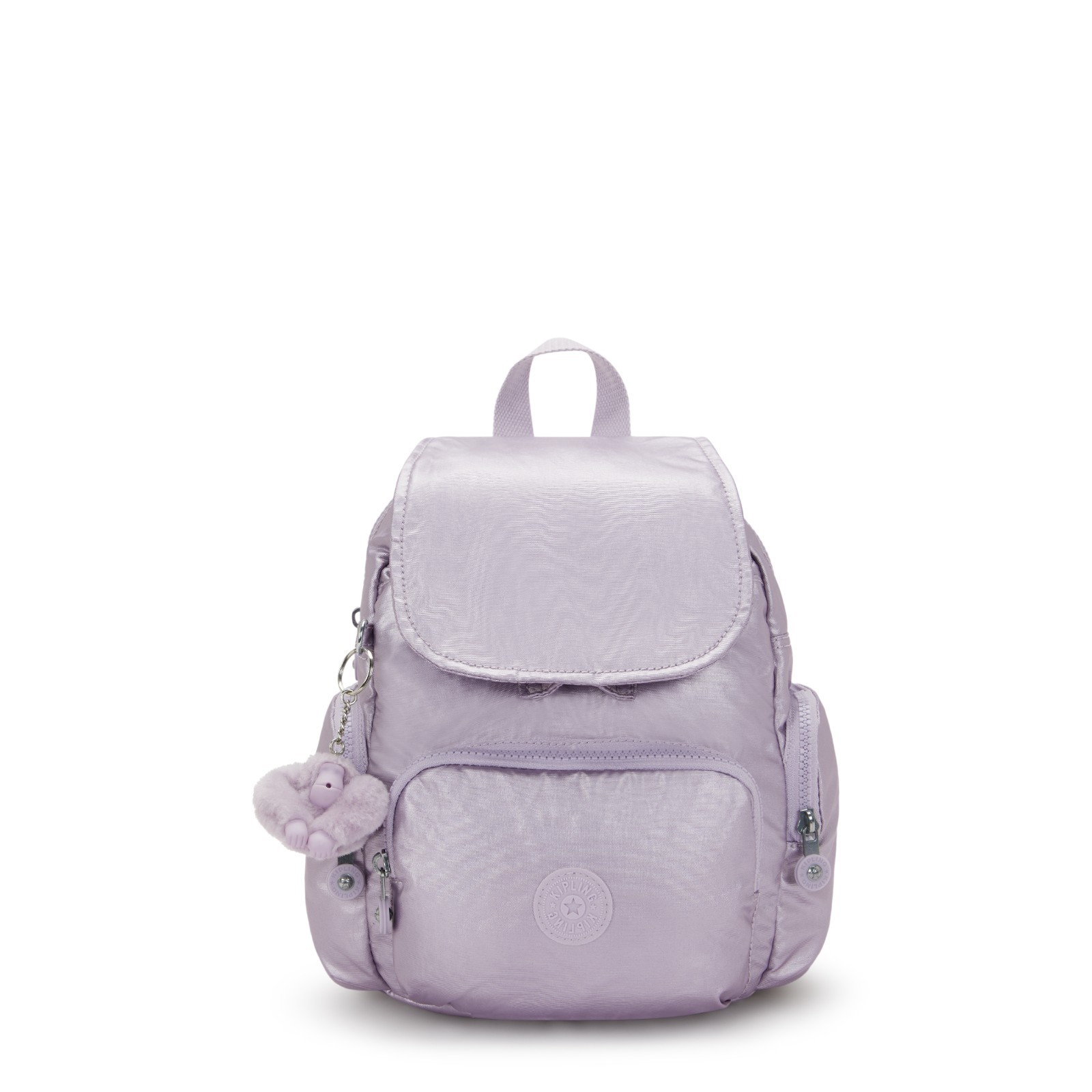 Kipling CITY ZIP MINI Backpack - Lilac Moon Met RRP £93
