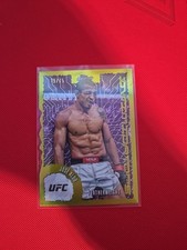 2025 Topps Finest UFC Intimidators Refractor Die Cut Jose Aldo /75