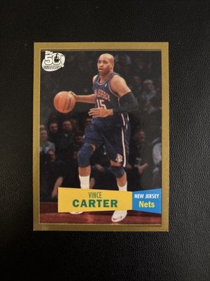 Vince Carter 2007/08 Topps 1957 #28 Gold Parallel /2007