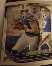 Panini 2025 Prizm Dawson Knox Buffalo Bills #65 NFL Football Card