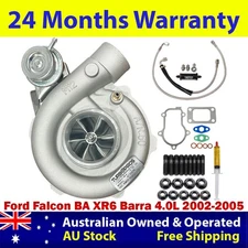 Upgrade Billet Turbo Charger+Oil Feed Line Kit For Ford Falcon BA XR6 Barra 4.0L