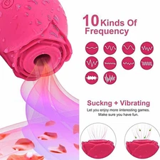 10Speed Mini Rechargeable Massager Powerful Personal Female Vibrate For Woman US
