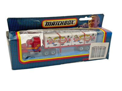 Matchbox Convoy CY28 Mack Container-Sattelzug Big Top Circus 1993 OVP