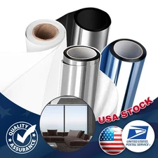One Way Mirror Tint Window Film Privacy Protect UV Reflective Sun Block For Home