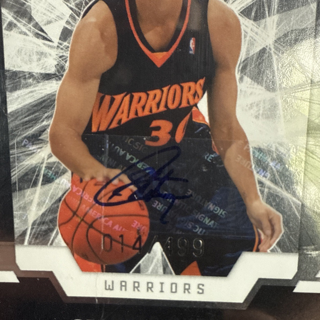 2009 DONRUSS ELITE AUTO #166 STEPHEN CURRY ROOKIE RC 14/499 PSA AUTH view 2