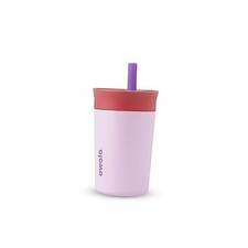 Kids Insulation Stainless Steel Tumbler with Spill Drinking Cup Purple  Pink
