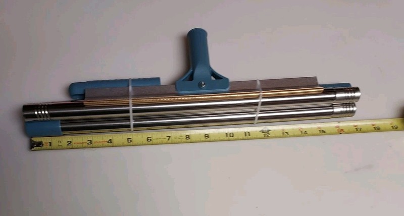Adjustable Copper Rake Teeth Carpet Rake for Pet Hair Removal, 60Inch 