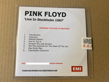 Pink Floyd VERY RARE SEALED PROMO CD Live In Stockholm 1967