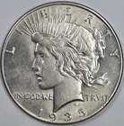 1935-P Peace Dollar — photo from another recent sale