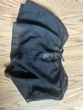 Girls Cat Jack Black Dance Skirt For Over Leotard Size 7/8