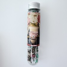 MicroPuzzle "Tea Frog" 150 Piece 4"x6" Mini Jigsaw Puzzle Test Tube Sealed