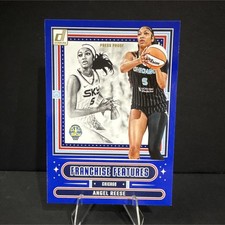 Panini 2025 Donruss WNBA Angel Reese Franchise Features Press Proof Blue #5 Sky