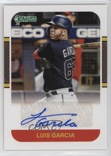 2021 Panini Donruss Retro 1987 Signatures Luis Garcia V #87S-LVG Auto 0tx