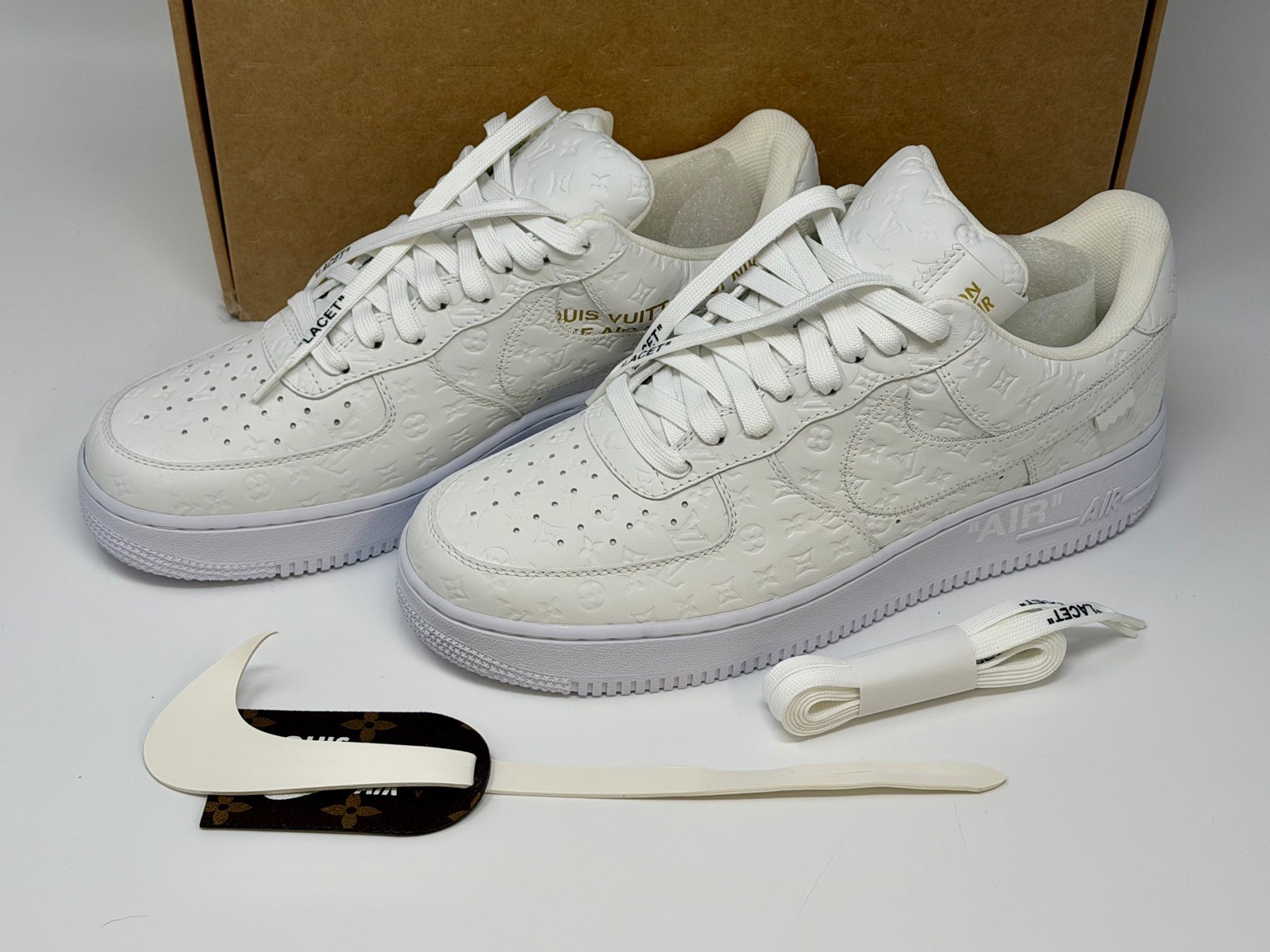 Nike x Louis Vuitton Air Force 1 by Virgil Abloh, Size 9 UK, New image 6