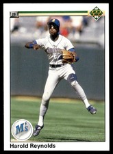 1990 Upper Deck Harold Reynolds Seattle Mariners #179B