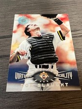 1995 Topps Stadium Club Virtual Reality Baseball Card #156 Don Slaught (Q2)
