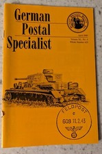 German Postal Specialist Apr 1989 Panzer Feldpost Office Money Transmittals