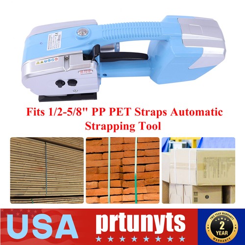 Electric Strapping Machine Fits 1/2-5/8" PP PET Straps Automatic Strapping Tool - Bild 1 von 18