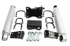 Dual Steering Stabilizer Kit Fit 07-18 Jeep Wrangler Unlimited JK 2"-6" Lift