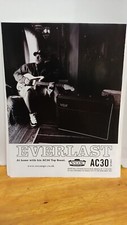 EVERLAST  VOX AMPLIFIERS AC30  GUITAR AD PRINT AD 11 x 8.5  0400