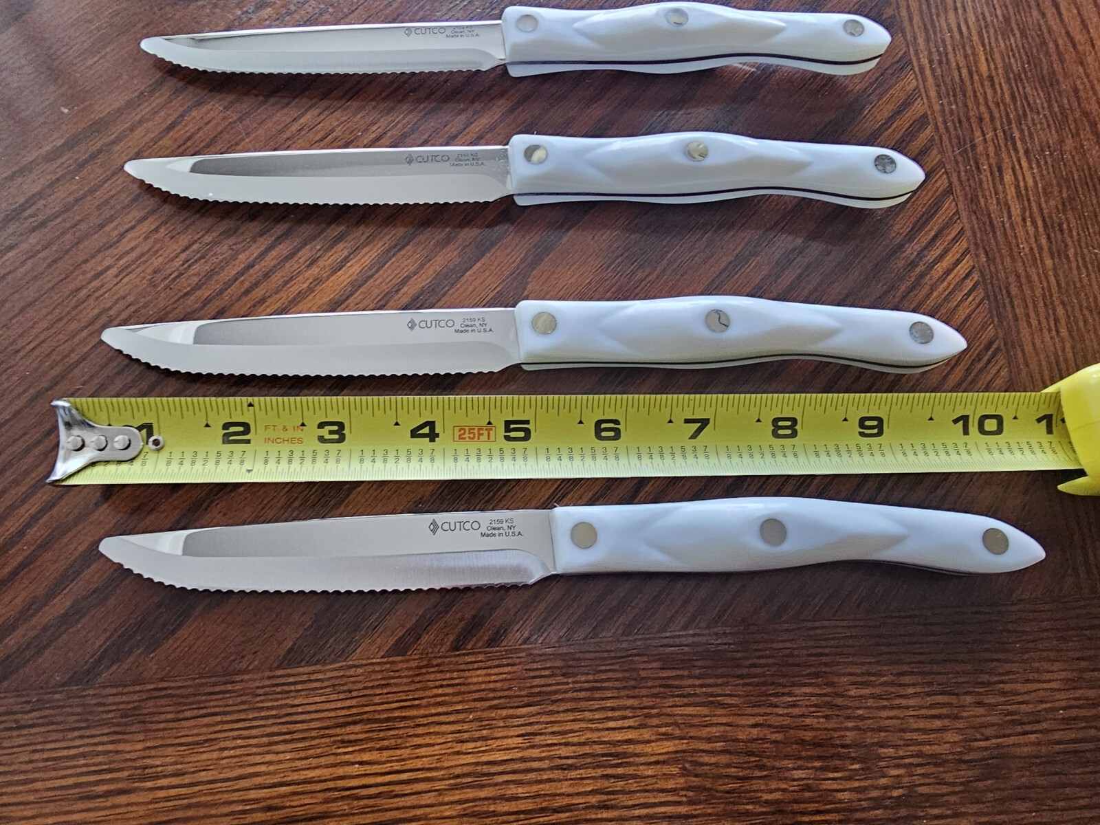 4 Large Cutco Steak Knives 2159 Classic BRAND NEW Retail 348 eBay