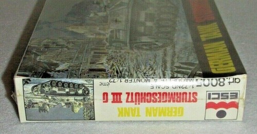 STURMGESCHUTZ III G ~ carro armato tedesco ~1/72~ ESCI~#8005~ NUOVO sigillato - Foto 4 di 4