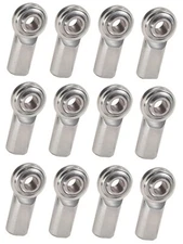 Qty: 12 LH Female 3/8"- 24 Thread with a 3/8" Bore, Rod End Heim Joints QA1 CFL6