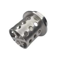 4"x 5.5" Perforated Stainless Steel Casting Flask Vacuum Casting Jewelry Making