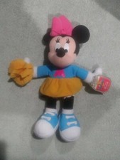 Disney Star Bean Half-time Minnie Mouse Cheerleader Beanie Toy w/Tag NEW RARE