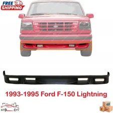New Bumper Lower Valance Panel Black Plastic for 1993-1995 Ford F-150 Lightning
