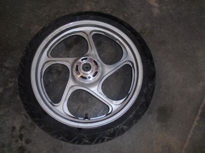 2001 Kawasaki ZG1000 ZG 1000 Concours Front Wheel Rim Tire 120/70