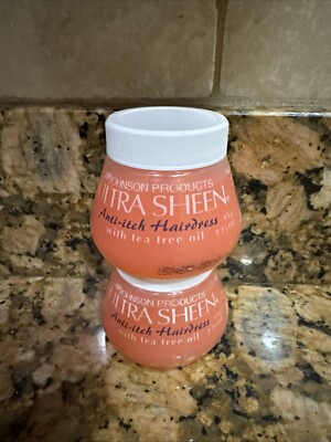 Ultra Sheen Anti Itch Hair Dressing With Tea Tree Oil 2.25 Ounces (2pack)