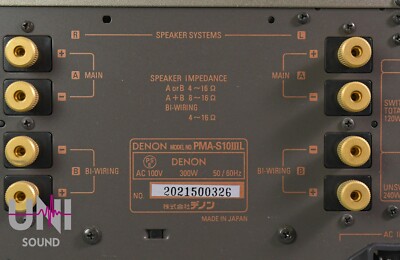 1Y Warranty] Denon PMA-S10IIIL Integrated Amplifier in