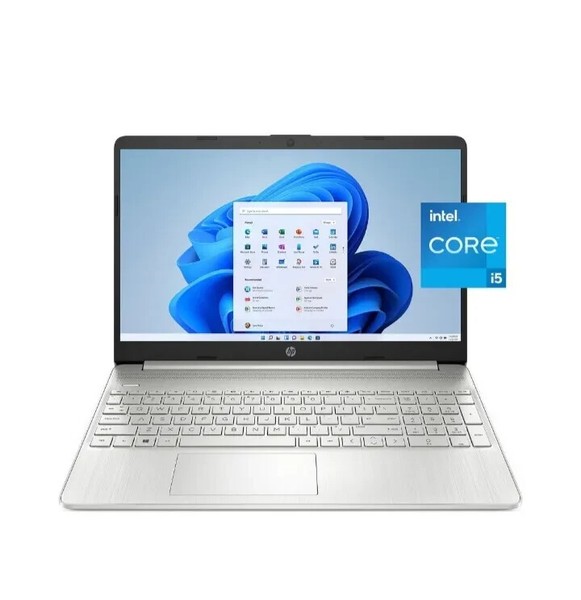 New HP 156 FHD Laptop Intel Core i51135G7 8GB RAM 256GB SSD Win 11 9hrs - image 1