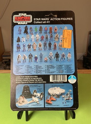 Vintage Kenner Star Wars 2-1B Figure Card 41 Back MOC ESB UNPUNCHED 1980! - Picture 2 of 8