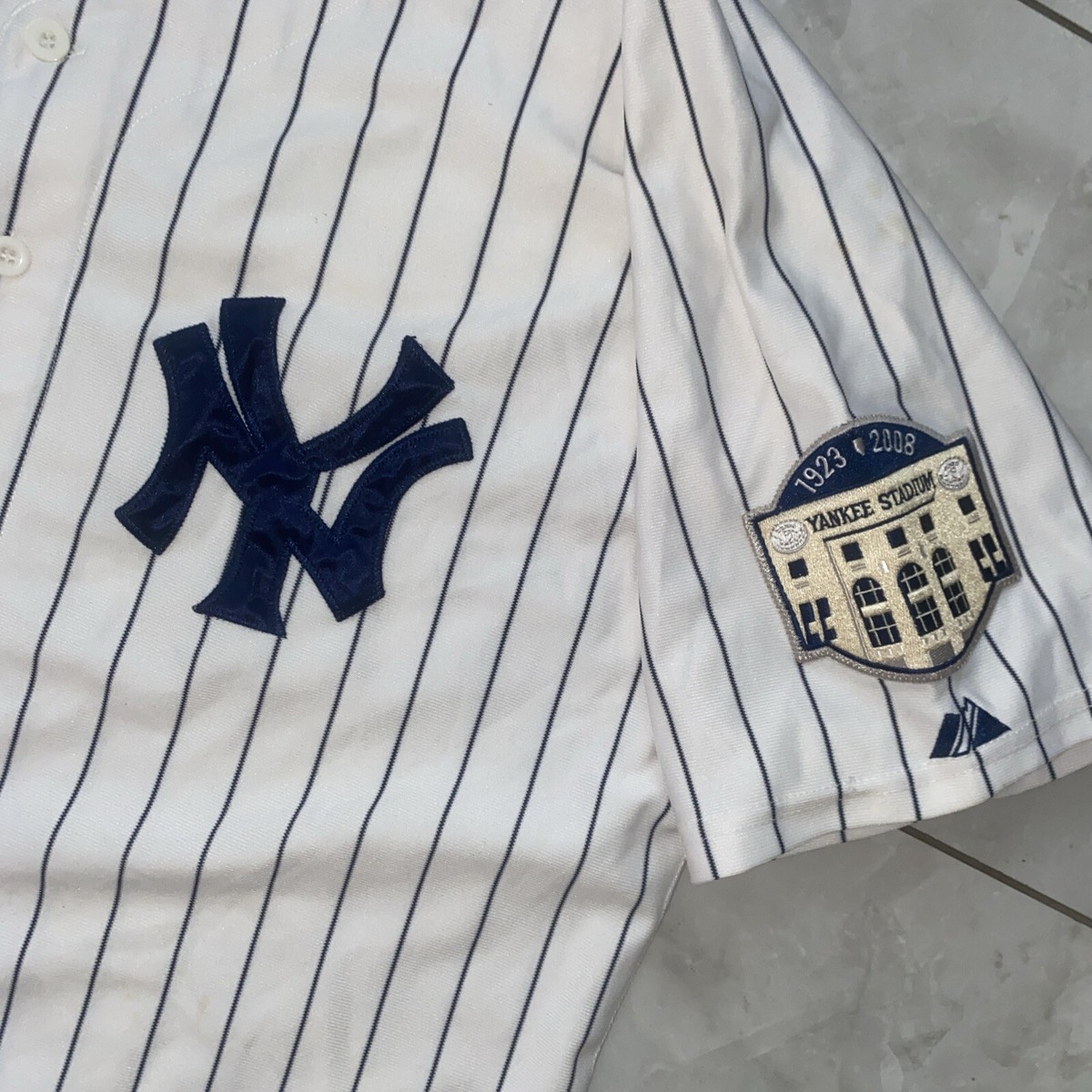 New York Yankees Y2K Vntg 2008 NYC All-Star Game Majestic Baseball