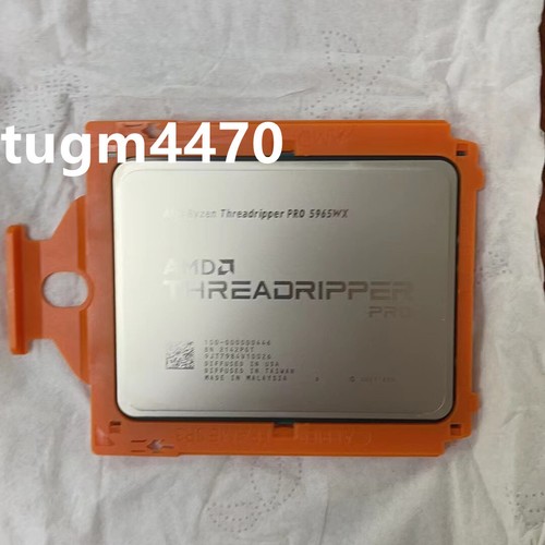 AMD Ryzen Threadripper Pro 5965wx cpu processor 24cores 48 threads 3.8ghz-4.0ghz - Picture 2 of 2
