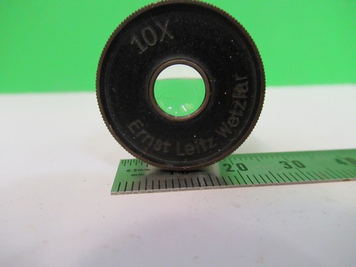 ANTIQUE LEITZ GERMANY EYEPIECE 10X OCULAR MICROSCOPE PART AS PICTURED X5-A-33 - Picture 5 of 8