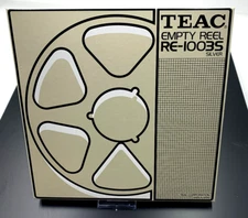 TEAC RE-1003S (Silver) 10.5" x 1/4" Aluminum Empty Take Up Reel NEW