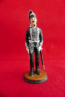 Figurine Cheval Chasseur De La Garde - Étain Peint 54mm - Metal Modeles Par Attica Miniatures