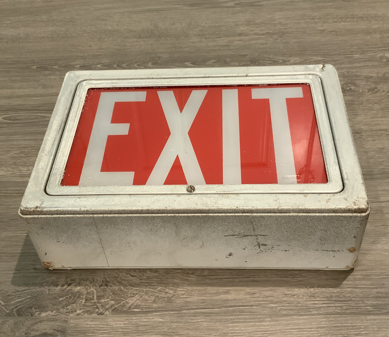 Daybrite Vintage 1 Sided Electric Exit Sign Man Cave Exit Sign Box eBay