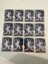 12 Card Lot 2023 1st Bowman Chrome Prospects BCP-40 Kenni Gomez Astros