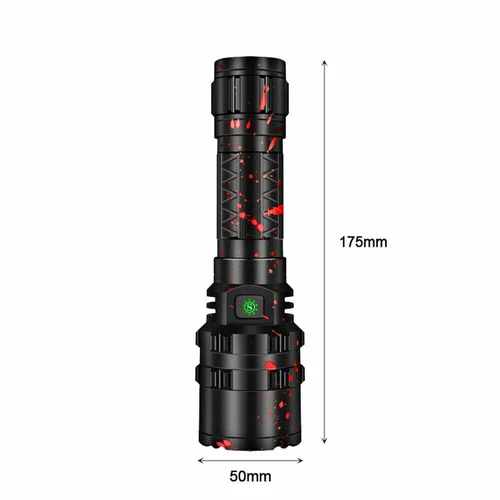 2000000 Lúmenes Linterna COB LED USB 5000 Metros Antorcha Táctica Luz de Trabajo - Imagen 12 de 12