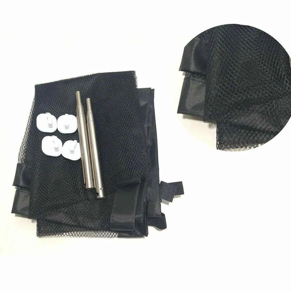 Baby Child Pet Safety Gate Mesh Fence Guard Indoor Room Divider Dog Cat 110x72cm - Image 3 of 4