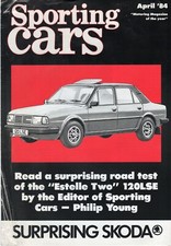 AUTO BROCHURE (1984) SKODA Reprint Estelle Two 120 LSE Road Test Sporting Cars