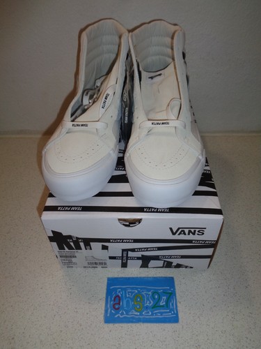 Vans x Patta 2021 Reissue SK8 Hi VLT LX White 10Us 43Eur 9UK Mean Eyed Cat - Bild 7 von 8