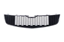 For 2011-2014 Chevrolet Cruze Lower Grille Chrome Shell Black Insert GM1200624