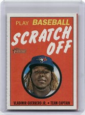 2020 Topps Heritage #4 Vladimir Guerrero Jr. 1971 Topps Baseball Scratch-Offs