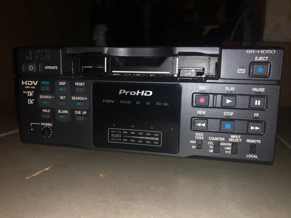 JVC BR-HD50U ProHD HDV Mini DV HD Video Cassette Recorder HD50 - Image 4 of 4