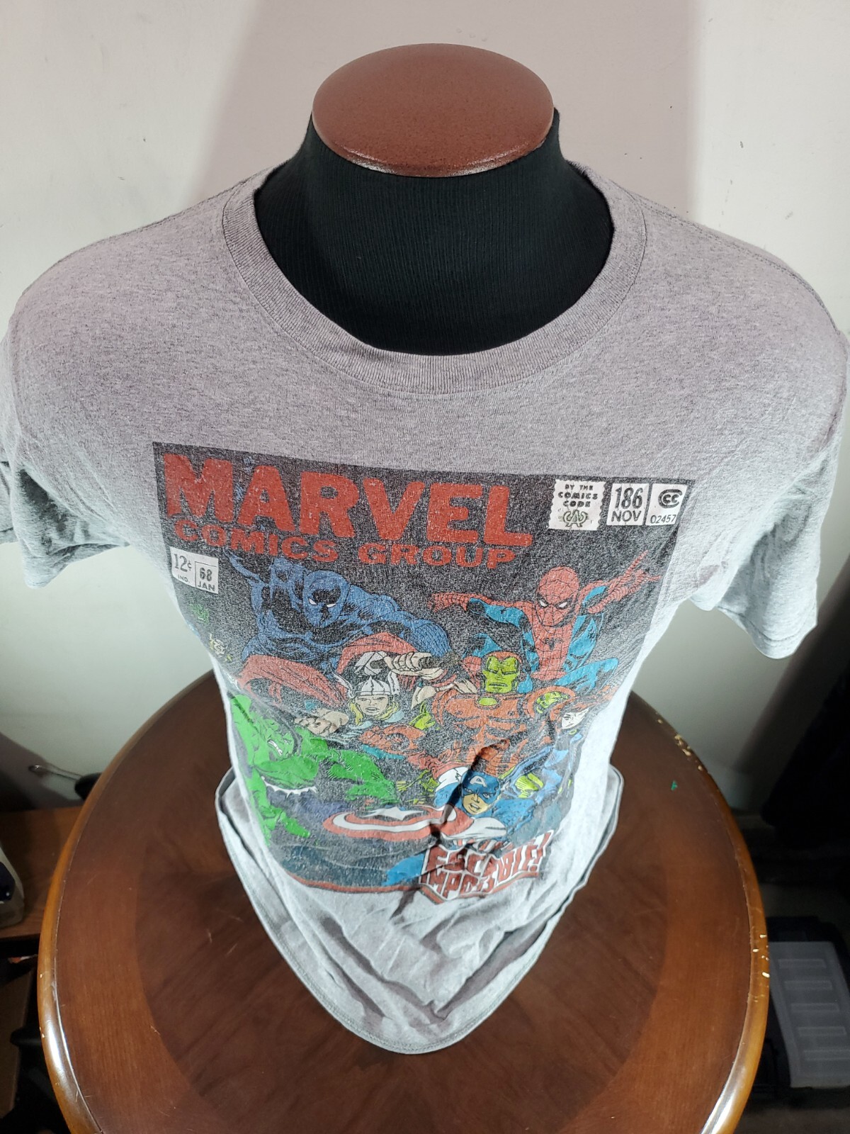 Marvel Comic Group Tshirt Mens Medium MULTICOLOR … - image 10